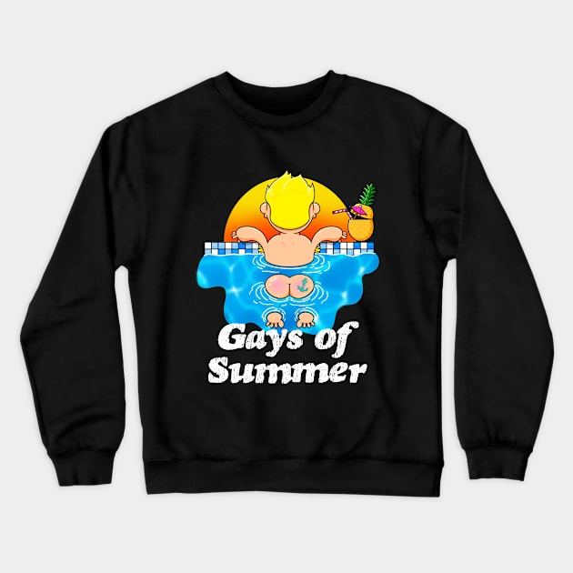 Gays of Summer Crewneck Sweatshirt by LoveBurty